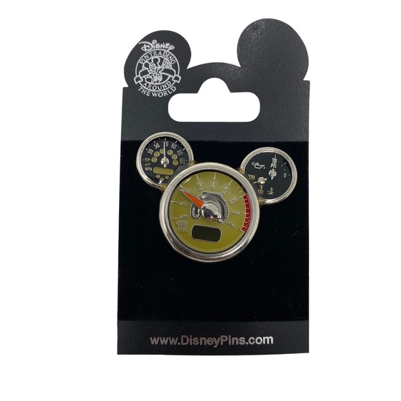 Disney Jewelry - Disney Parks Mickey Mouse Dashboard Gauges Trading Pin Speedometer Tachometer
